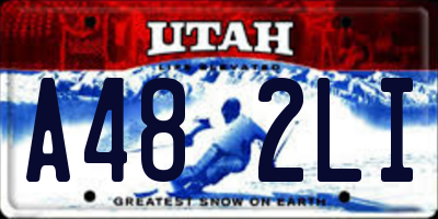 UT license plate A482LI