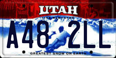 UT license plate A482LL