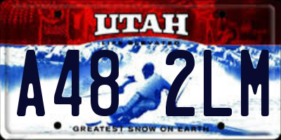 UT license plate A482LM