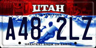 UT license plate A482LZ