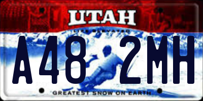 UT license plate A482MH