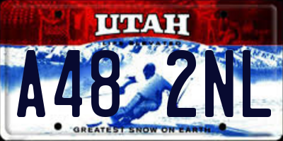 UT license plate A482NL