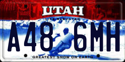 UT license plate A486MH