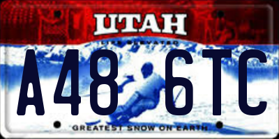 UT license plate A486TC