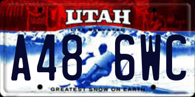 UT license plate A486WC