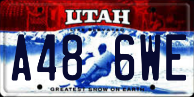 UT license plate A486WE