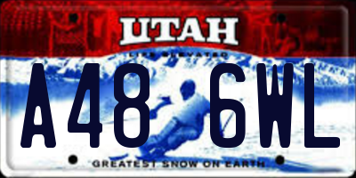 UT license plate A486WL