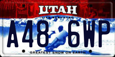 UT license plate A486WP