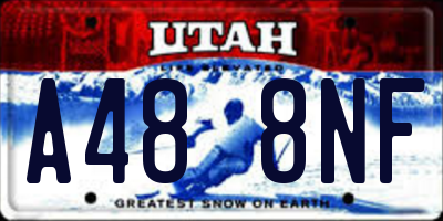 UT license plate A488NF