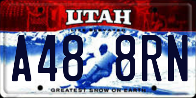 UT license plate A488RN