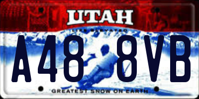 UT license plate A488VB
