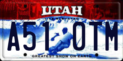 UT license plate A510TM