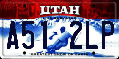 UT license plate A512LP
