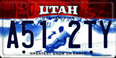 UT license plate A512TY