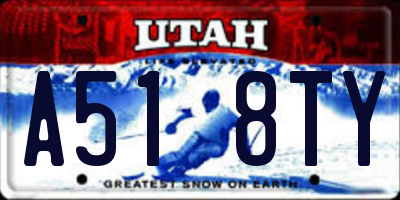 UT license plate A518TY