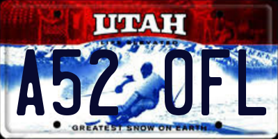 UT license plate A520FL