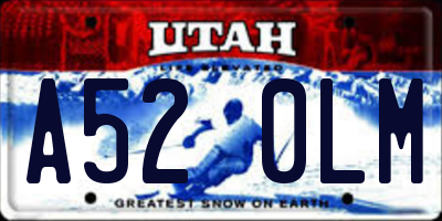 UT license plate A520LM