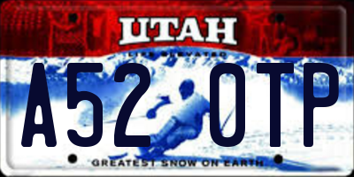 UT license plate A520TP