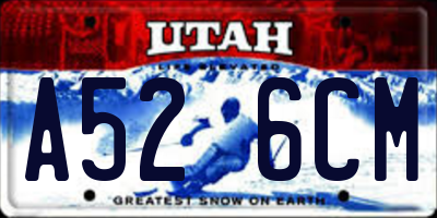 UT license plate A526CM