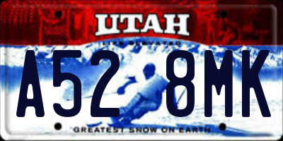 UT license plate A528MK