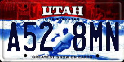 UT license plate A528MN