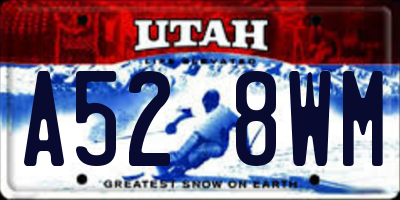 UT license plate A528WM