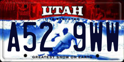UT license plate A529WW