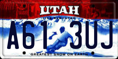 UT license plate A613UJ