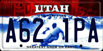 UT license plate A621PA