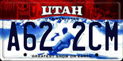UT license plate A622CM