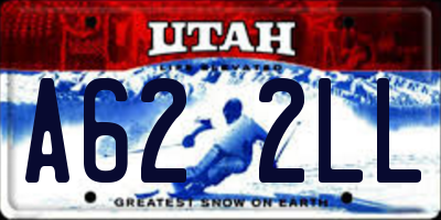 UT license plate A622LL