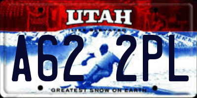 UT license plate A622PL