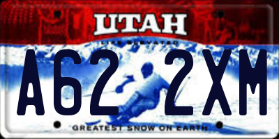 UT license plate A622XM