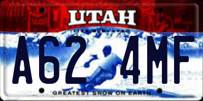 UT license plate A624MF
