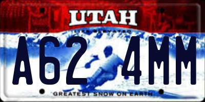 UT license plate A624MM