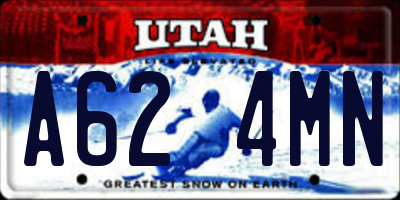 UT license plate A624MN