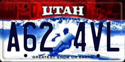UT license plate A624VL