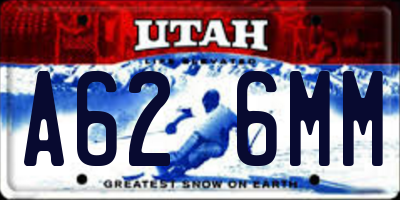 UT license plate A626MM