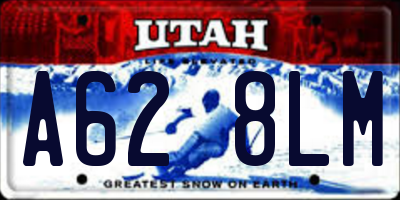 UT license plate A628LM