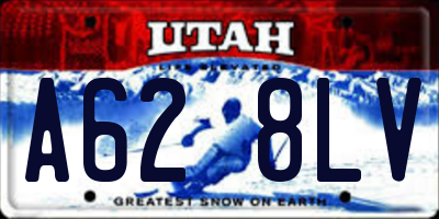 UT license plate A628LV