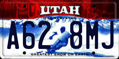 UT license plate A628MJ