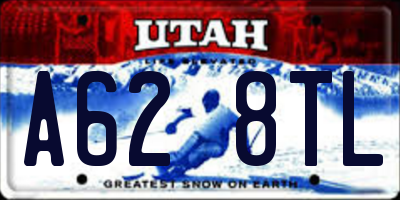UT license plate A628TL