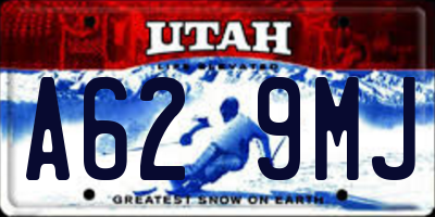 UT license plate A629MJ