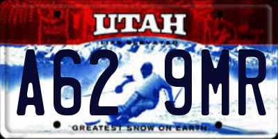 UT license plate A629MR