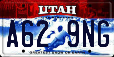 UT license plate A629NG