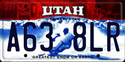 UT license plate A638LR