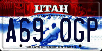 UT license plate A690GP