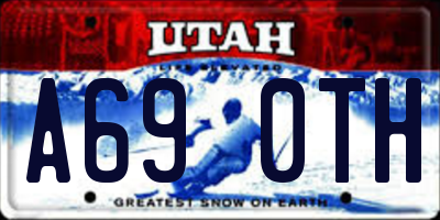 UT license plate A690TH