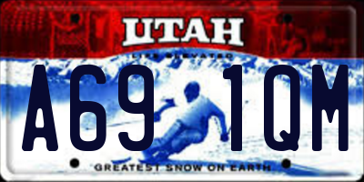 UT license plate A691QM