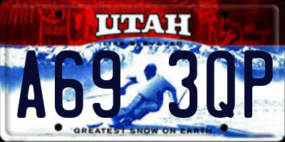 UT license plate A693QP